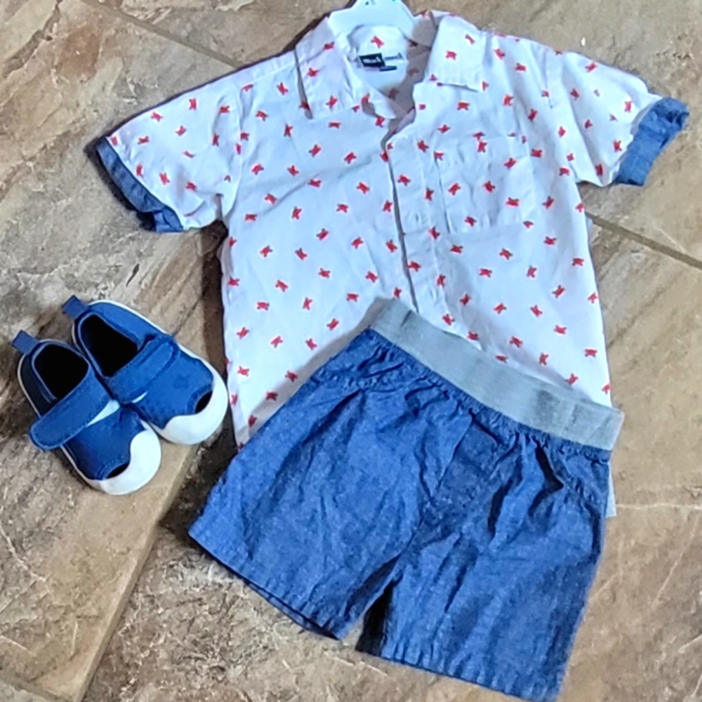 Mick Mack 3 piece short set 🦀